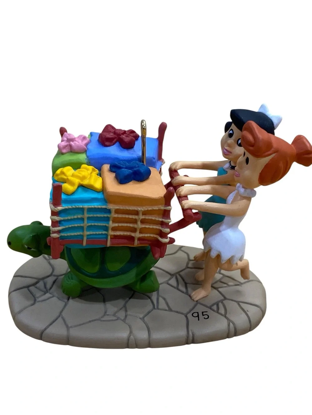 Hallmark 1995 Flinstones Betty and Wilma Ornament